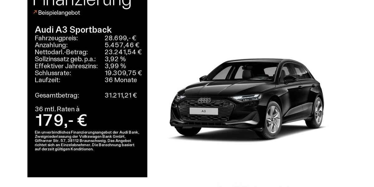 Audi A3 16.900 km 28.699 &euro; Mühlheim 63165