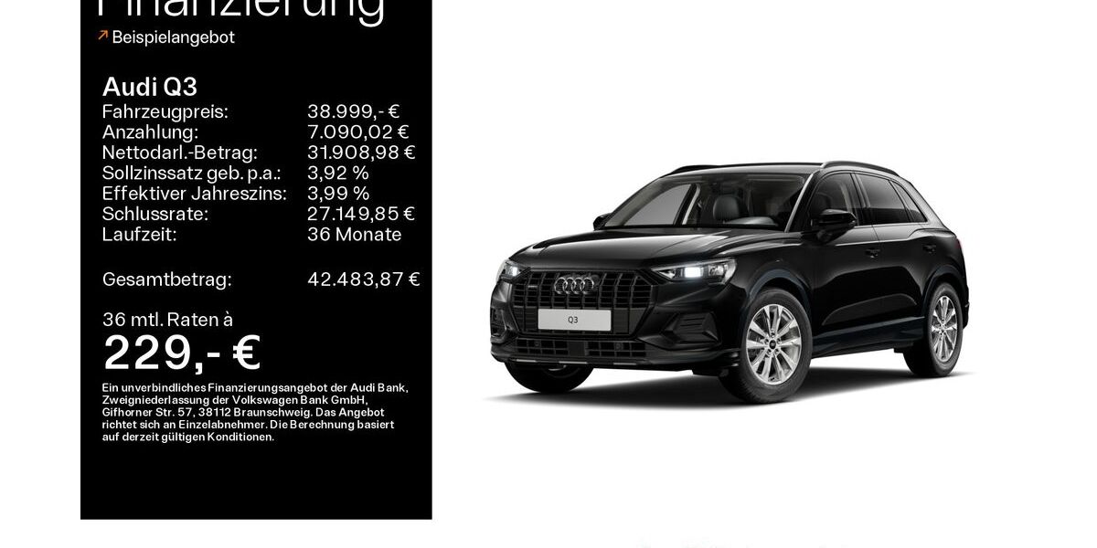 Audi Q3 3.700 km 38.999 &euro; Mühlheim 63165