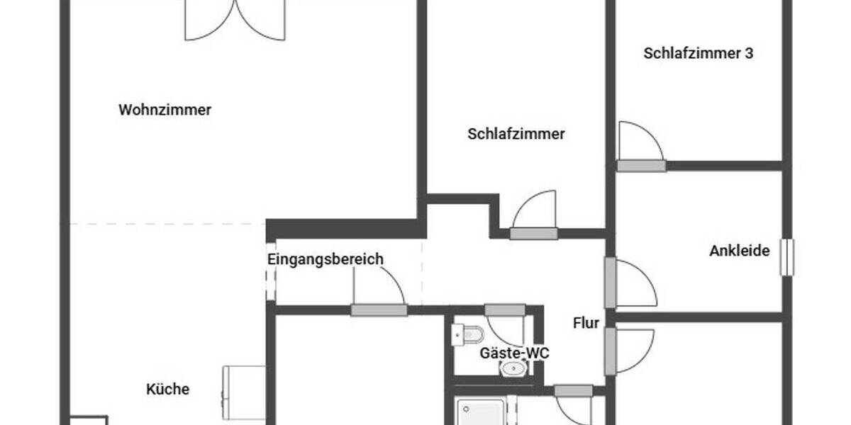 Etagenwohnung Goldbach - 4 Zimmer, 112 m&sup2;, 465.000&euro; | Angebot:26875298