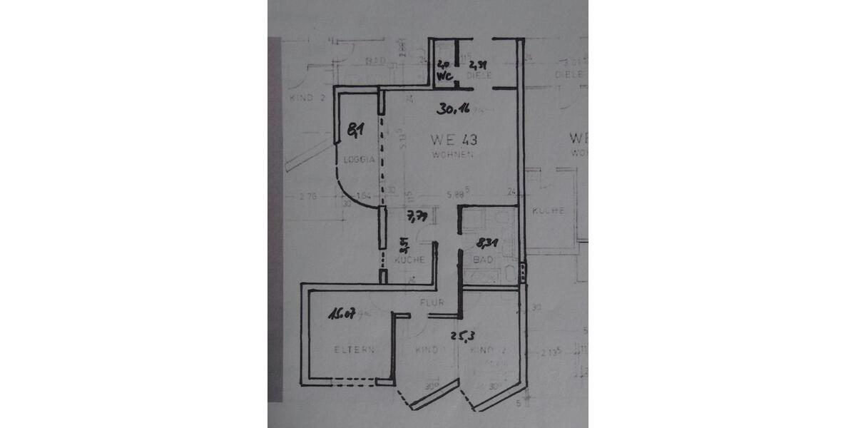 Etagenwohnung Bruchköbel - 3 Zimmer, 95 m&sup2;, 245.000&euro; | Angebot:26338242